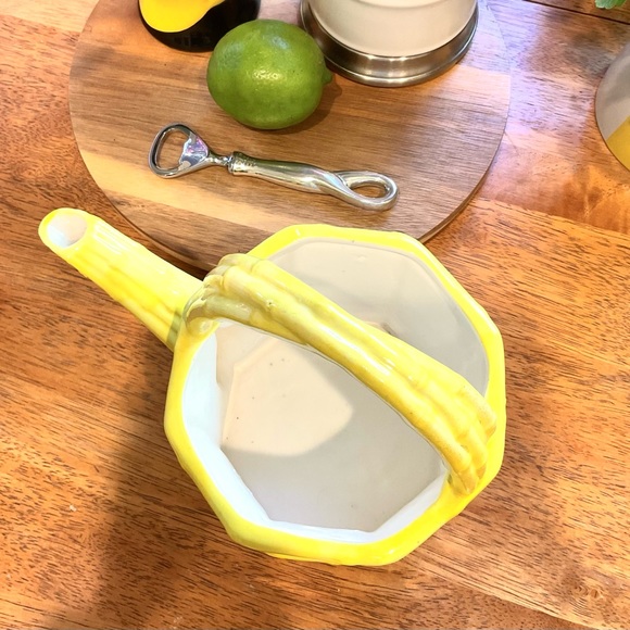 Fitz and Floyd Ceramic Bamboo Watering Can / Planter  💦🌼 - Picture 5 of 6